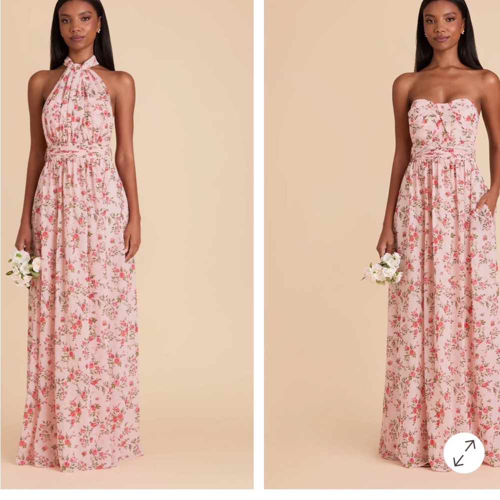 Birdy Grey - Grace Dress in Chiffon Wild Rose Garden (Convertible)